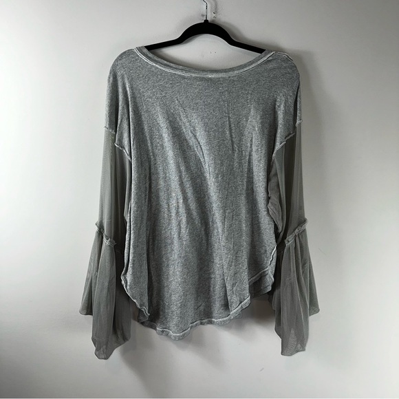 Free People Still Got It Shirt in Gray Women Size S - Picture 7 of 10